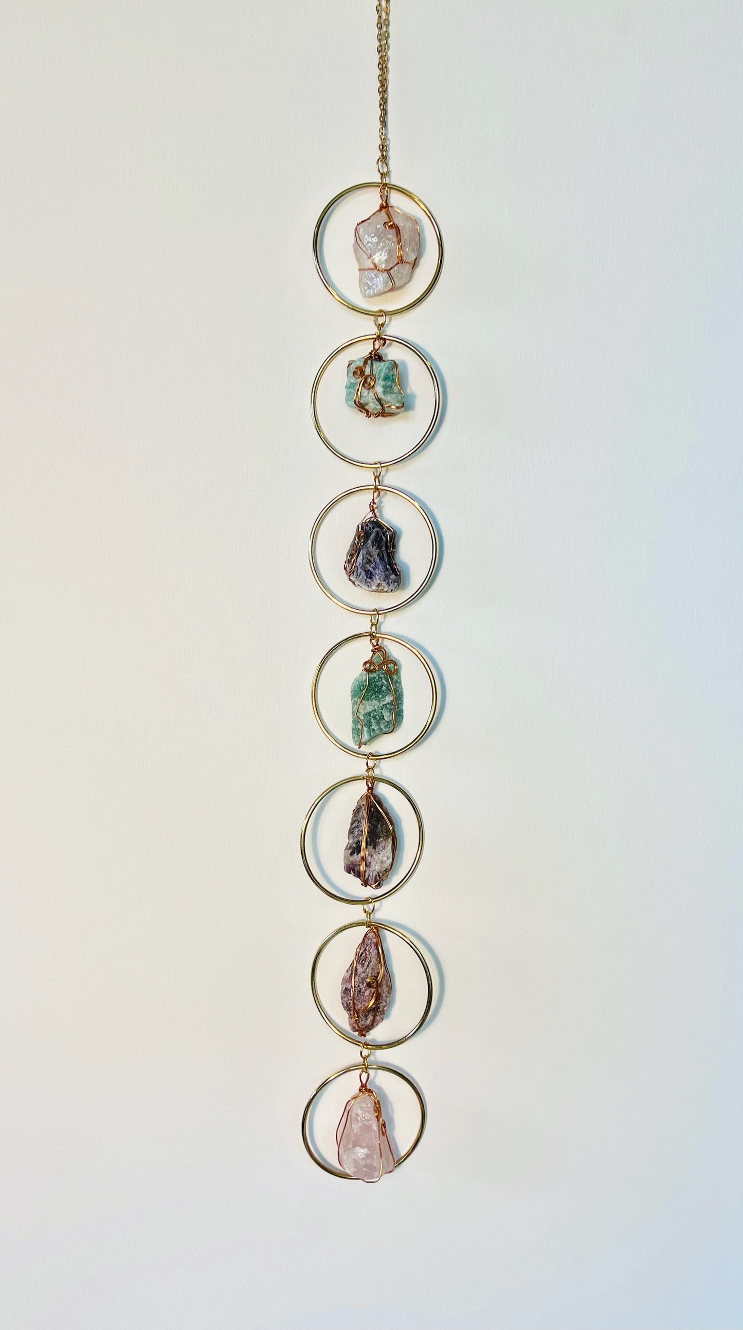 Quartz Chakra wall hanging