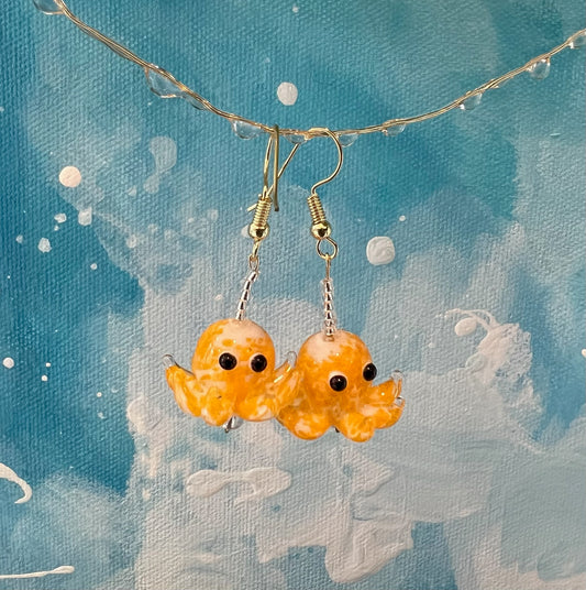 Octopus earrings