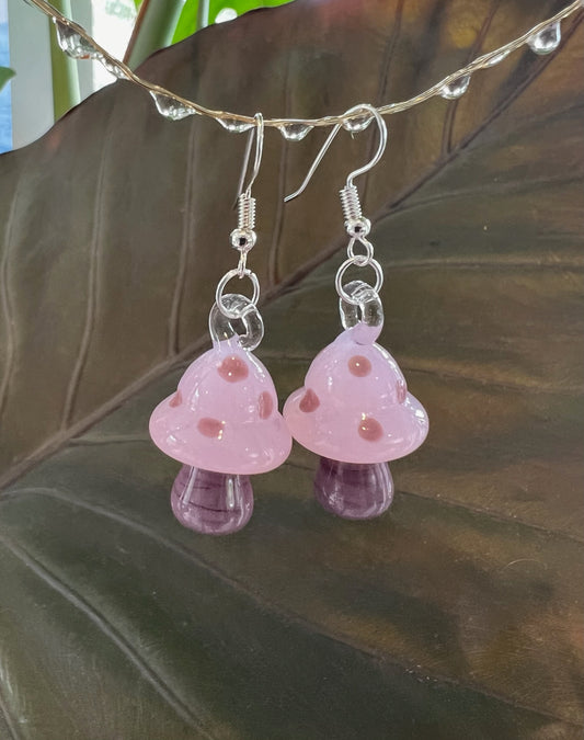 Mushroom earrings