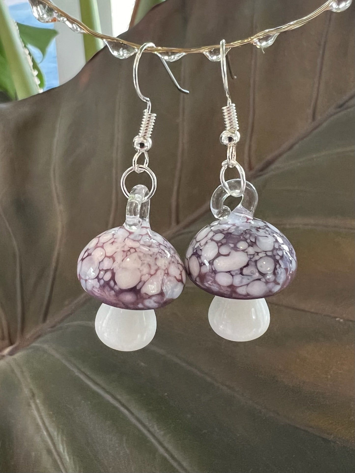 Mushroom earrings