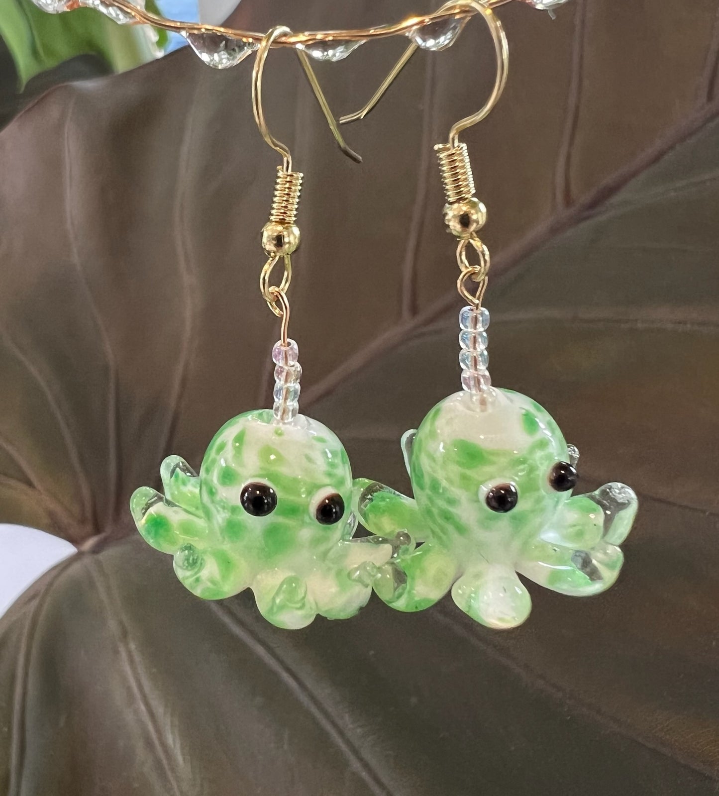 Octopus earrings