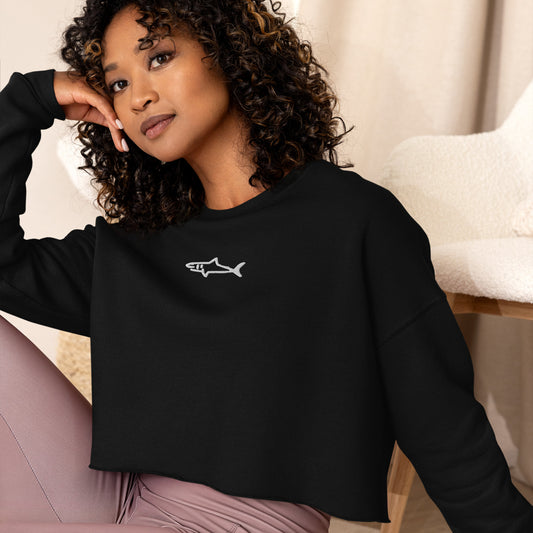 Shark Crop Sweatshirt