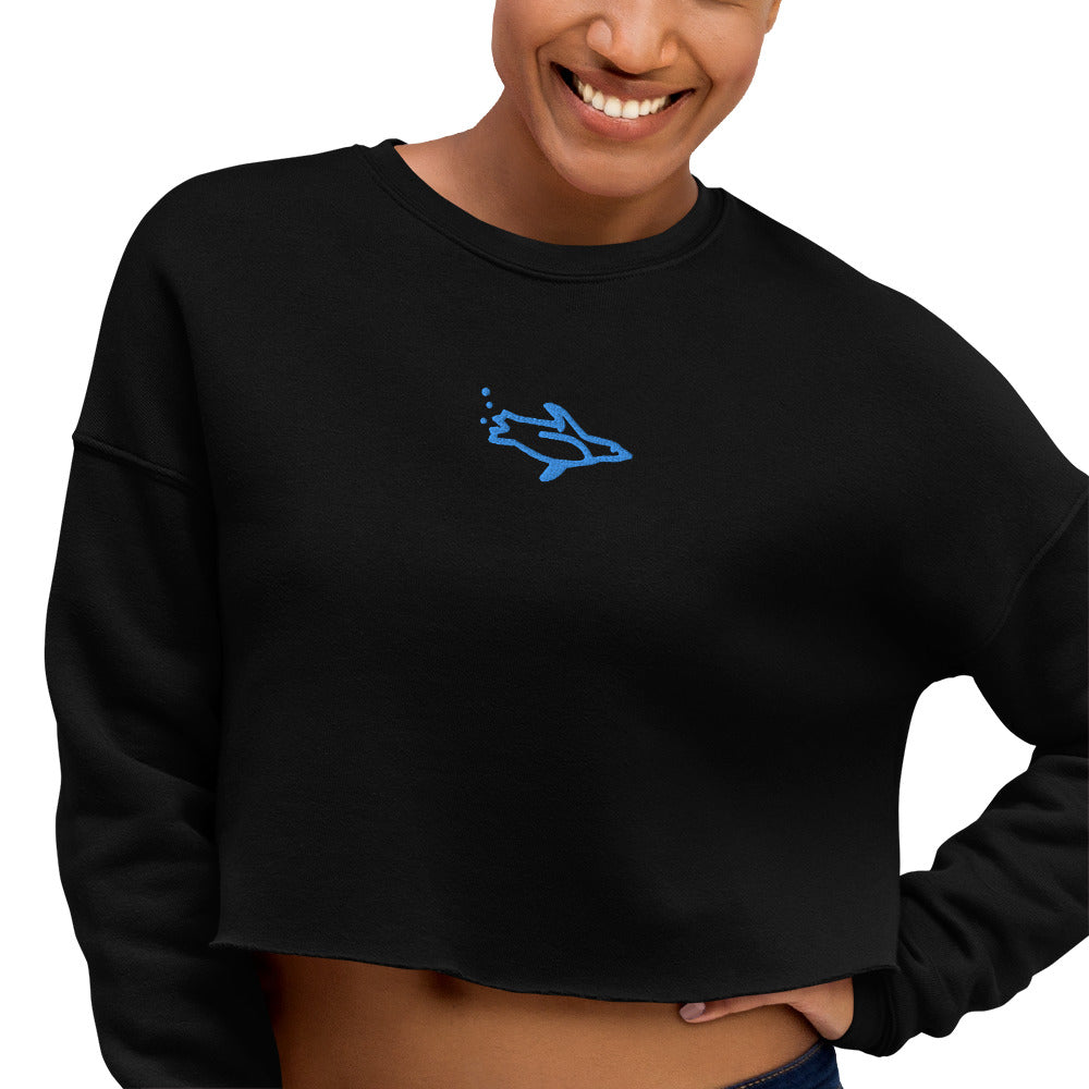 Penguin Crop Sweatshirt