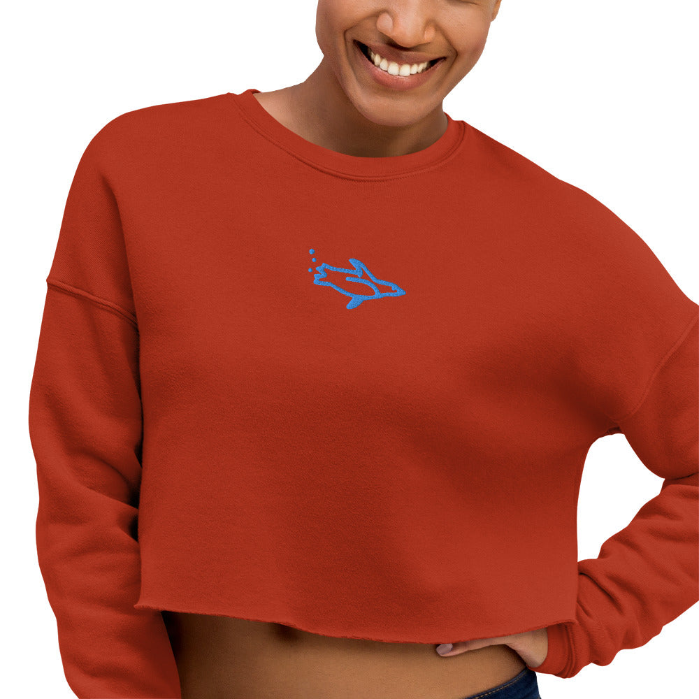 Penguin Crop Sweatshirt